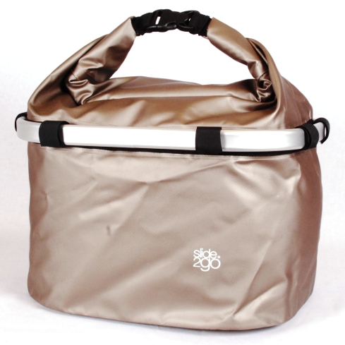 _Slide2Go grå vandtæt kurv